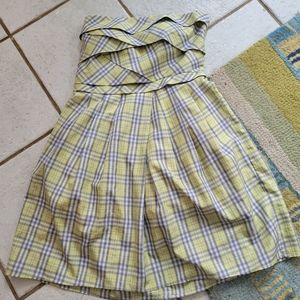 C. LUCE Women's Plaid Dress size: Large